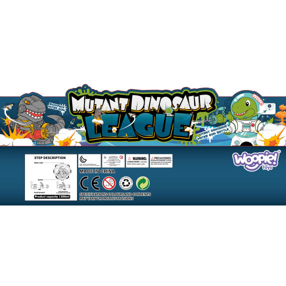 WOOPIE Water Gun with Dino Backpack