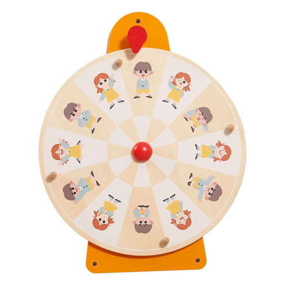 VIGA Wall Board Circle Show Emotions FSC Montessori Certificate