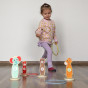 TOOKY TOY Wooden Skill Game Throw at the Target Animals 15 pcs.