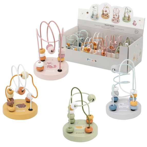 VIGA PolarB Wooden Handy Labyrinth Intertwining Motor Loop 1 pc.