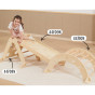 VIGA Wooden Slide Straight Climbing Wall