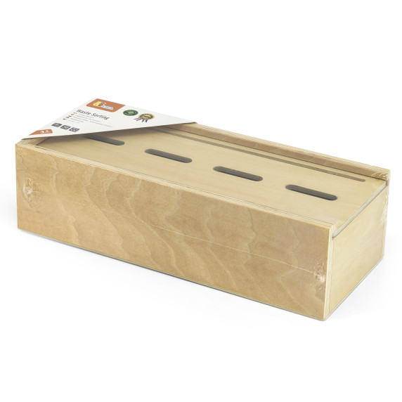 VIGA Puzzle Wooden educational game for learning how to sort waste