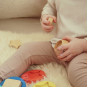TOOKY TOY Wooden Puzzle Pyramid Shapes Teddy Bear 11 pcs.