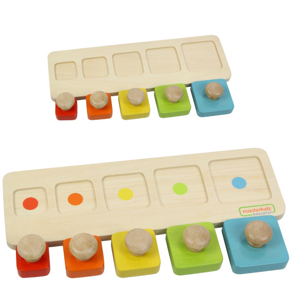 MASTERKIDZ Montessori Learning Sizes and Colors Puzzle