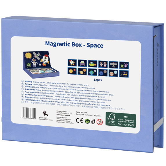 TOOKY TOY Magnetic Puzzle Space Puzzle