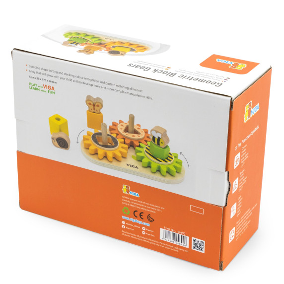 VIGA Wooden Gear Sorter 