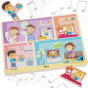 VIGA Sound Puzzle Match Daily Activities
