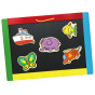 VIGA Wooden Vehicle Magnets Set