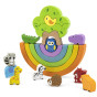 VIGA Wooden Rainbow Puzzle Creative Montessori Blocks