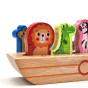 TOOKY TOY Wooden Puzzle for Children Noah and the Animals