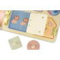 TOOKY TOY Manipulation Board Locks Gears Sorter Clock