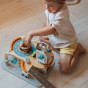 TOOKY TOY Wooden Space Parking Space Station