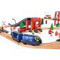 Tooky Toy Wooden Electric Train Fire Department Sound Effects 70 pcs FSC