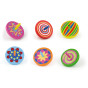 VIGA Colorful Wooden Spinning Top 1pc