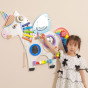 VIGA Wooden Manipulative Sensory Board Unicorn FSC Montessori Certificate
