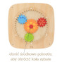 VIGA Wooden Board with Colored Gears