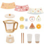 TOOKY TOY Kitchen Blender with Accessories - 18 pieces