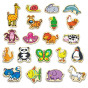 VIGA Wooden Magnets Animals set of 20 pieces