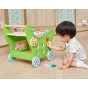 VIGA Wooden Educational Crocodile Pusher 12 in 1
