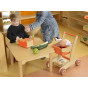 MASTERKIDZ Wooden Shopping Cart