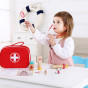 TOOKY TOY Wooden Little Doctor Set in a Suitcase with Accessories
