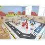 CLASSIC WORLD EDU Huge Wooden Construction Blocks Set Vehicles Ambulance 124 pcs.