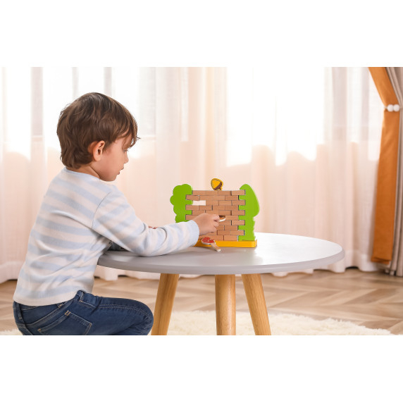 VIGA Wooden Arcade Game Falling Acorn Puzzle