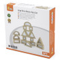 VIGA Wooden Mirror Blocks 16-piece puzzle