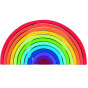 TOOKY TOY Wooden Puzzle Montessori Rainbow
