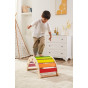 VIGA Wooden Rocker Bridge 2 in 1 Montessori Rainbow Swing