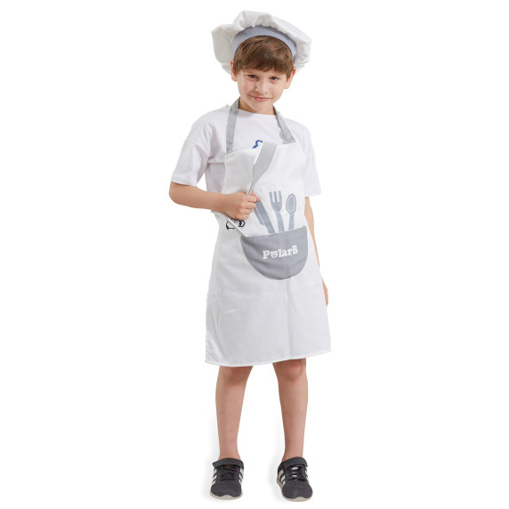 VIGA PolarB Chef's Costume Apron + Cap