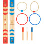 TOOKY TOY Wooden Fun Serso Arcade Ring Cross Game
