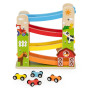 VIGA Wooden Racetrack with Farm Theme