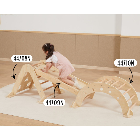 VIGA Wooden Ladder Pikler Climbing Triangle Montessori