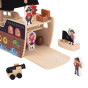 TOOKY TOY Pirate Ship Wooden Figures Set