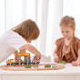 Viga PolarB Wooden Train Set 30 pcs.