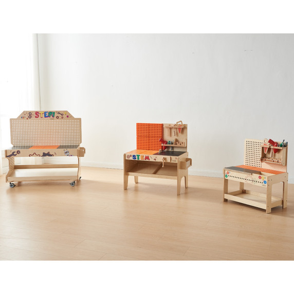 MASTERKIDZ Wooden Montessori STEM Workshop with Tools