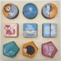 VIGA PolarB Wooden Puzzle Blocks - Animals