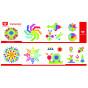 TOOKY TOY Octagonal Puzzle Wooden Mosaic Educational (73 pcs.)