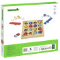 TOOKY TOY Game for Children Wooden Table Flying Fish 19 pcs.