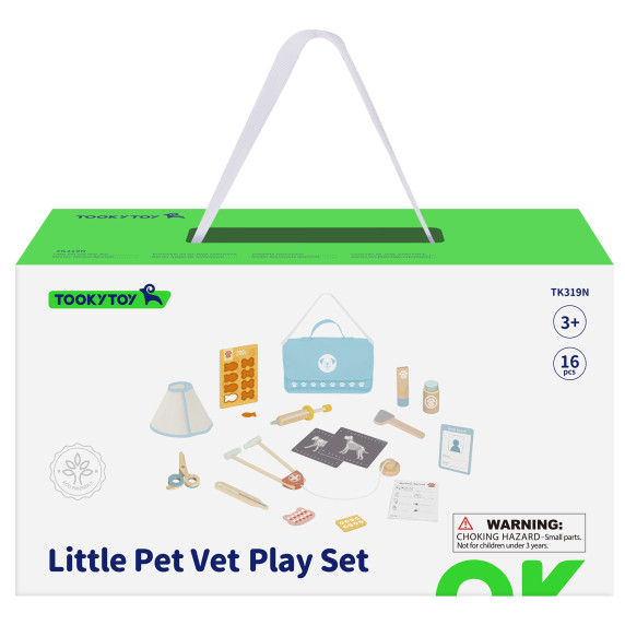 TOOKY TOY Veterinarian Set Bag 17 pcs.