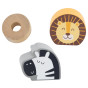 VIGA PolarB Wooden Educational Puzzle with Montessori Animals