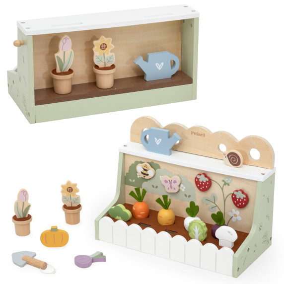 VIGA Wooden Garden for the Little Gardener 22 pcs.