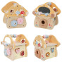 VIGA Wooden Mushroom Activity Sorter Maze Mirror 18M+
