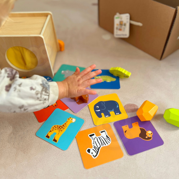 TOOKY TOY Box XXL Montessori Educational 7in1 Sensory Box 31-36 Months