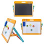 TOOKY TOY Educational 2-in-1 Magnetic Chalk Board for Children Magnets Sponge 6 pcs.