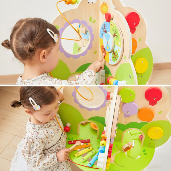 VIGA Wooden Activity Tree Music Educational Center 18m+