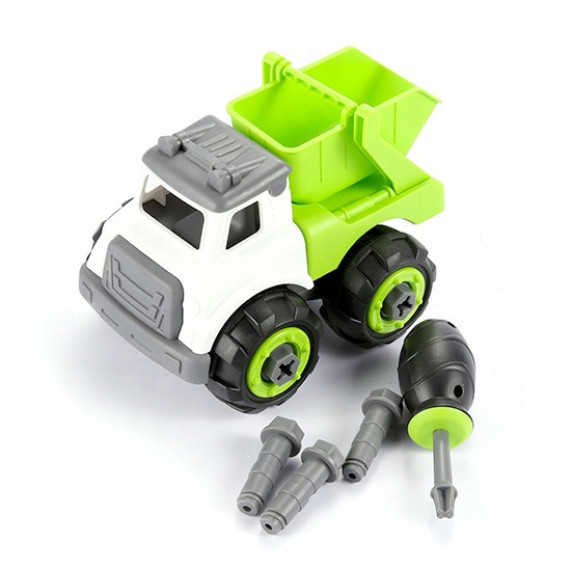 WOOPIE DIY Construction Kit Car Truck Helmet Screwdriver AKC Assembly 3 pcs.