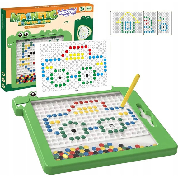 WOOPIE Magnetic Board for Children Montessori MagPad Dinosaur