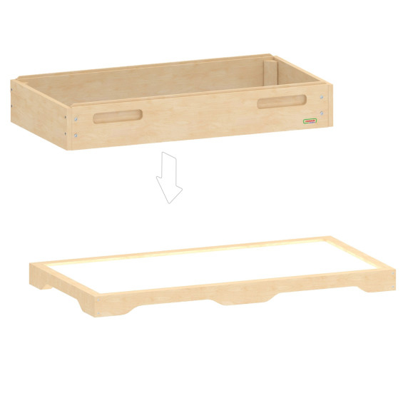 MASTERKIDZ Rectangular Sand Play Tray with LED Panel